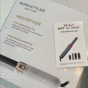 Multistyler 5-in-1 Hair Tool - Gold and White New in Box